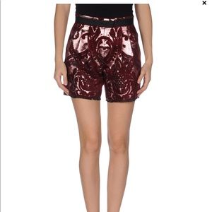 Maroon dressy shorts